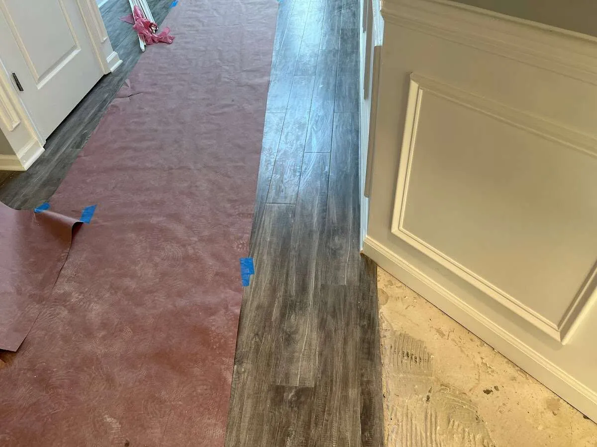 Completed marble shower restoration in Easley